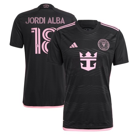 Inter Miami CF Jordi Alba Ramos 18 Udebane 2024-25 - Fodboldtrøjer (S/S)